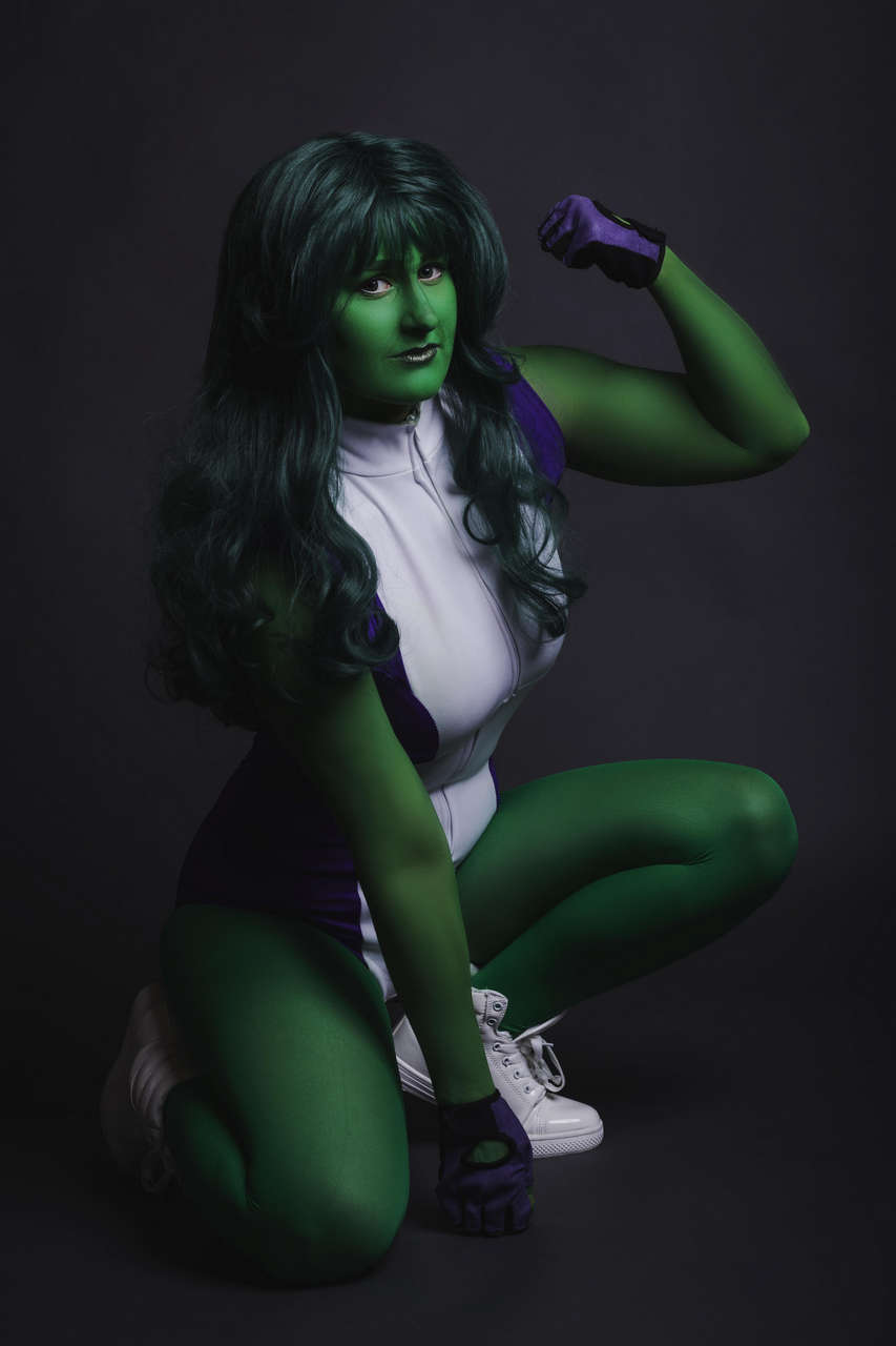 She Hulk Made And Worn By My Sel