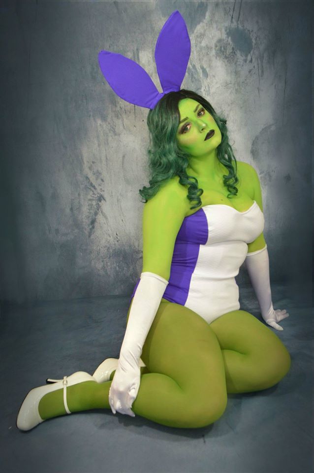She Hulk Playboy Bunny By Elora Kay Cospla