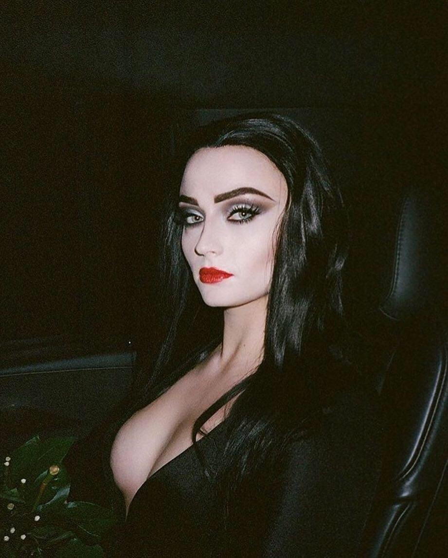 Sophie Turner As Morticia Addam