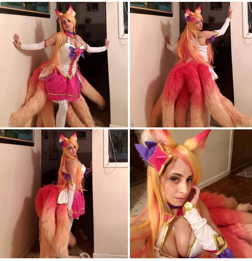 Star Gaurdian Ahri All Done Trying It On For The First Time I Love How It Turned Ou