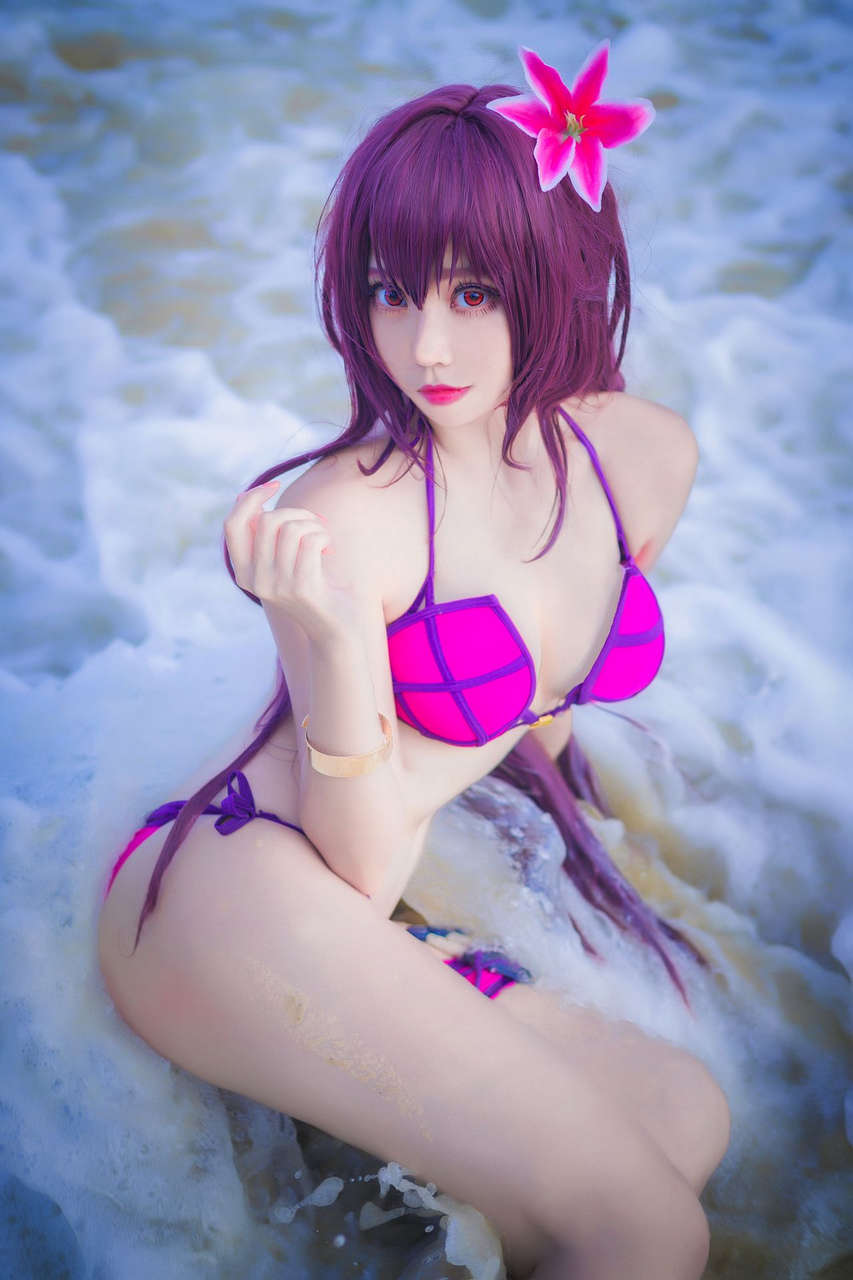 Summer Scathach Cosplay By Takomayuy