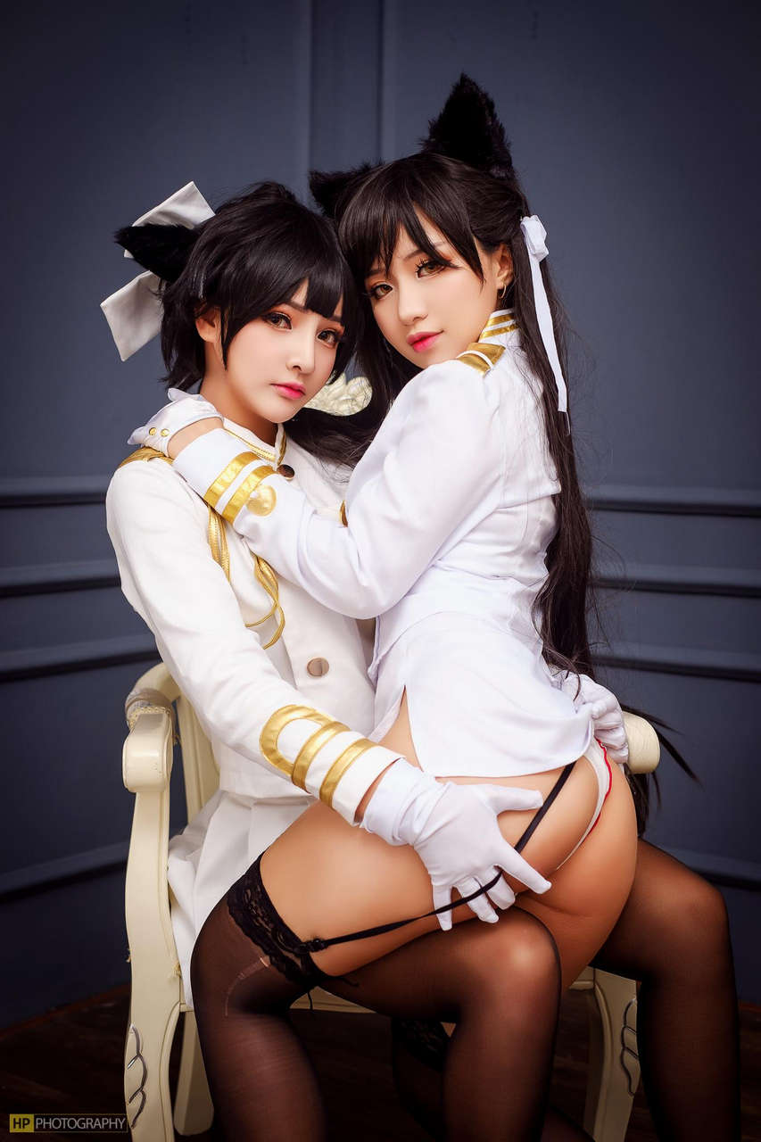 Takao And Atago Cosplay From Azur Lane By Me And Mimi Cha