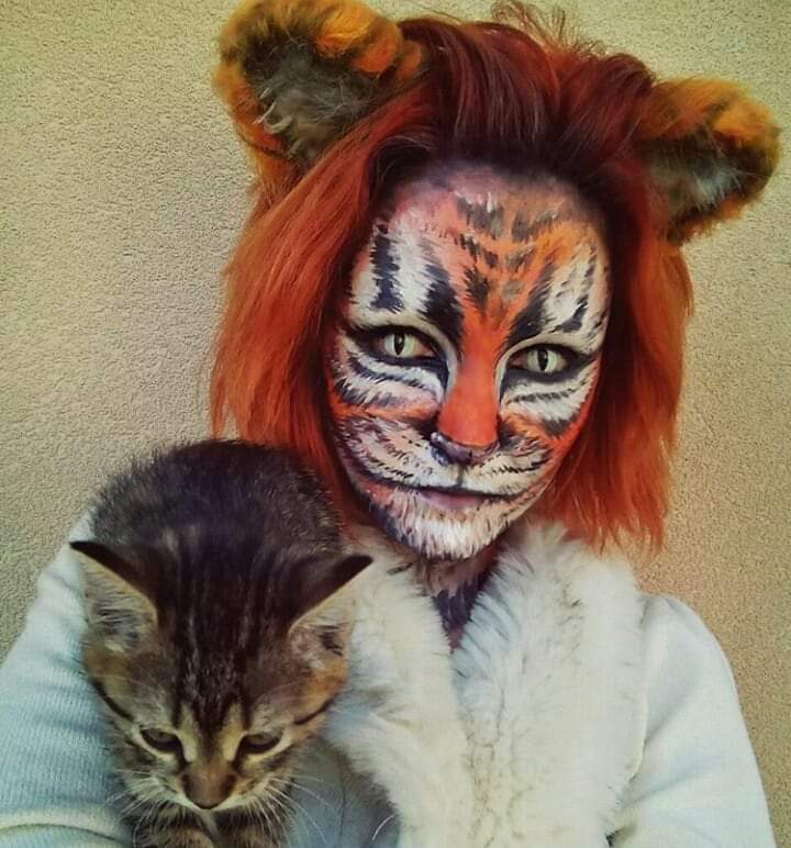 Tiger Cosplay With My Kitte