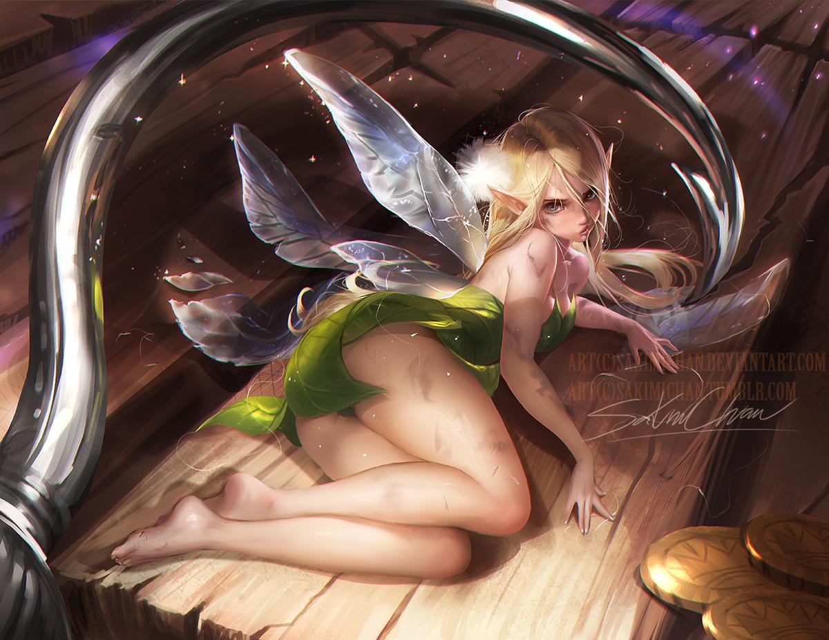 Tink Caught By Hook Tinkerbel
