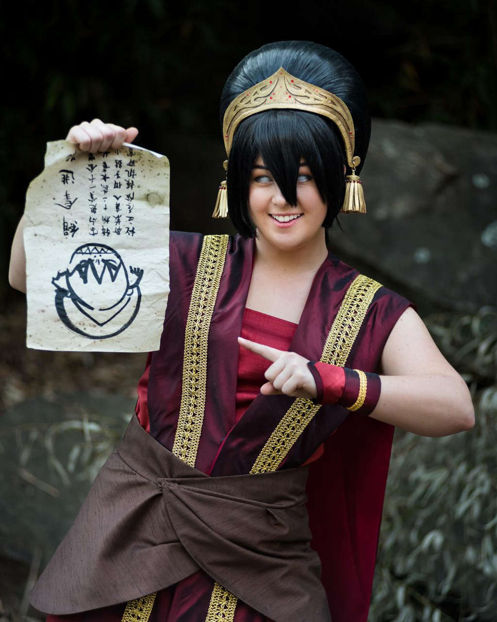 Toph Beifong In Fire Nation Disguise By Seams Come Tru