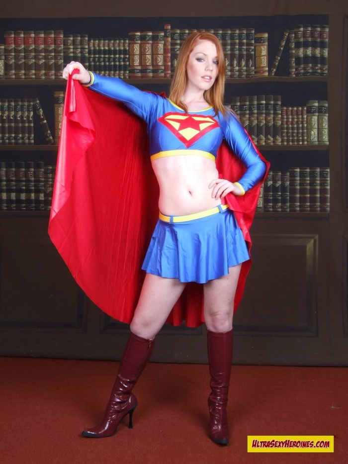Ultrasexyheroines Red Head Super Heroine Cosplay Nude