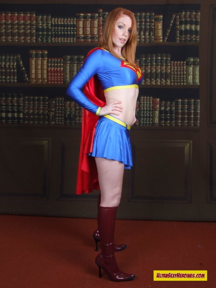 Ultrasexyheroines Red Head Super Heroine Cosplay Nude