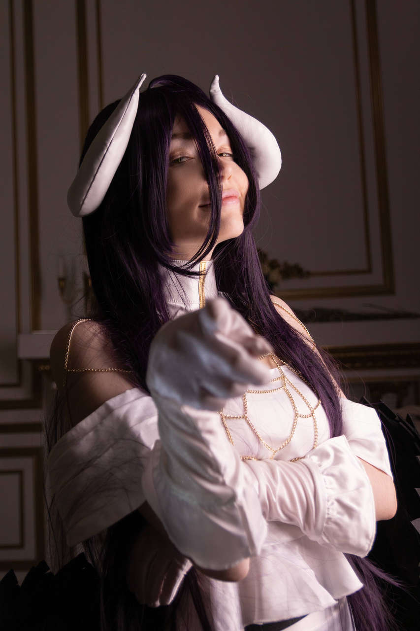 Waiting For My Overlord Albedo Cosplay By Murrning Glo