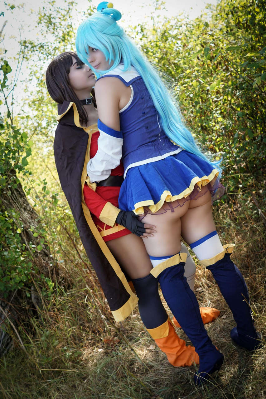 What Color Does Aquas Panty Have Megumin X Aqua By Gunaretta And Lysand