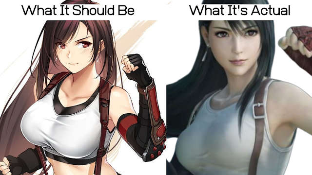 Why The Breast Size Of Tifa Reduced In Ffviiremak
