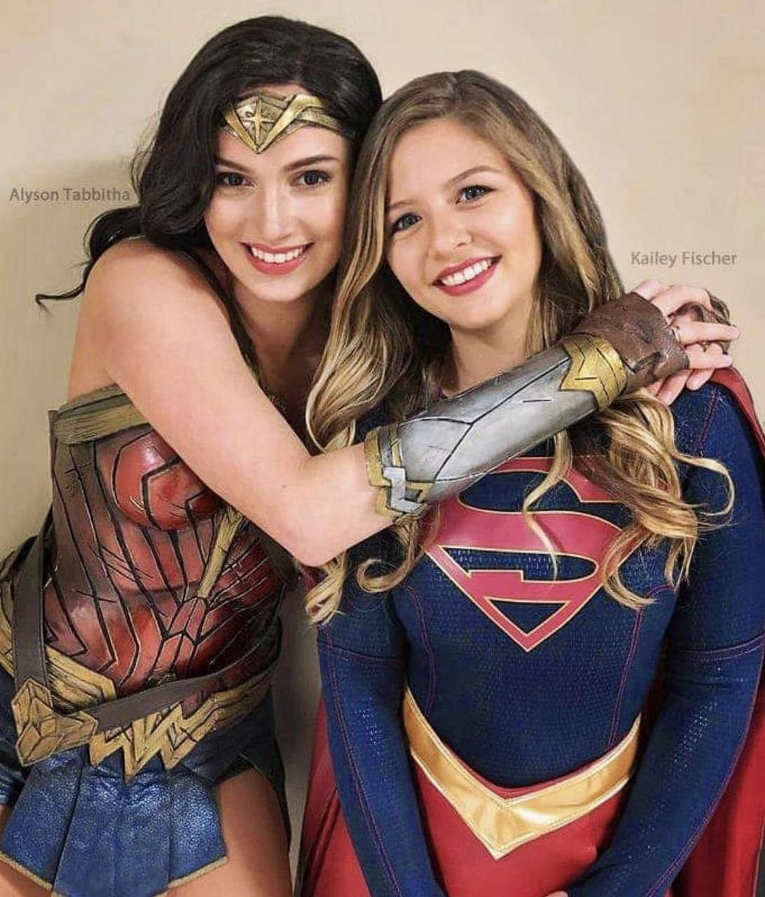 Wonder Woman And Supergirl By Alyson Tabbitha And Kailey Fische