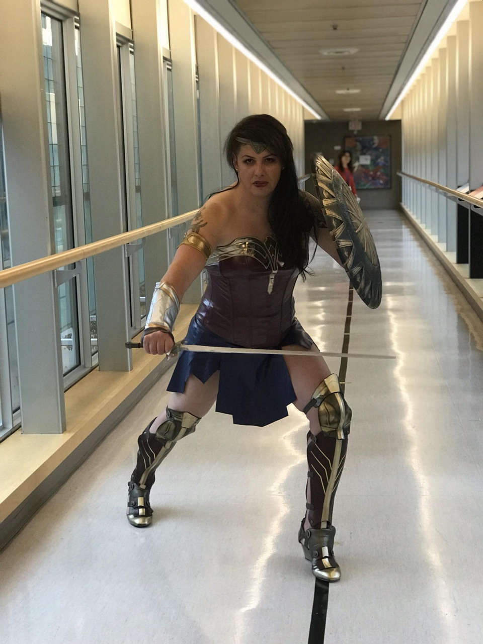 Wonder Woman Cosplay With Flai