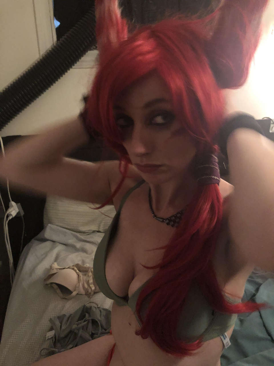 Xayah Cosplay Makeup Test Almost Ther