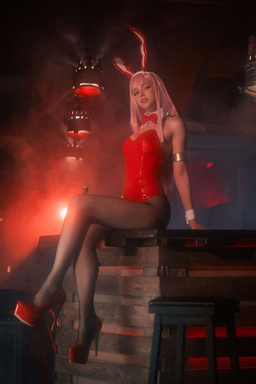 Zero Two In Bunny Suit Cosplay By Shirogane Sam