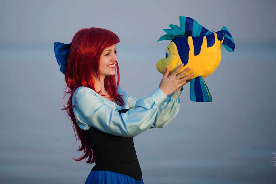Allthatscosplay Ariel And Flounder Are Too Cut