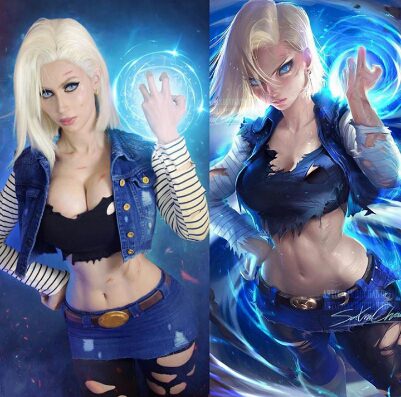 Android 18 By Adami Langle