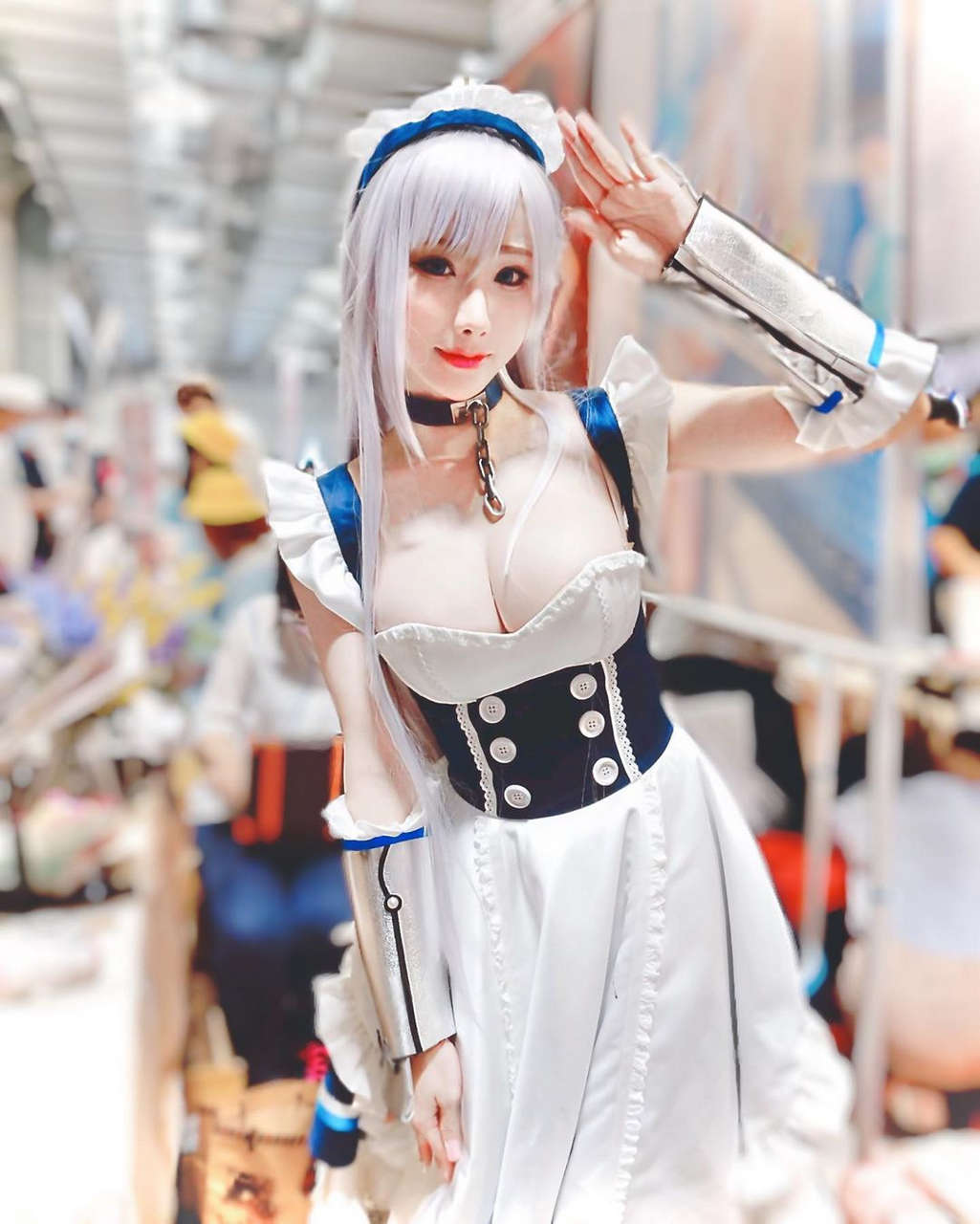 Belfast Cosplay From Azur Lane By Haneam
