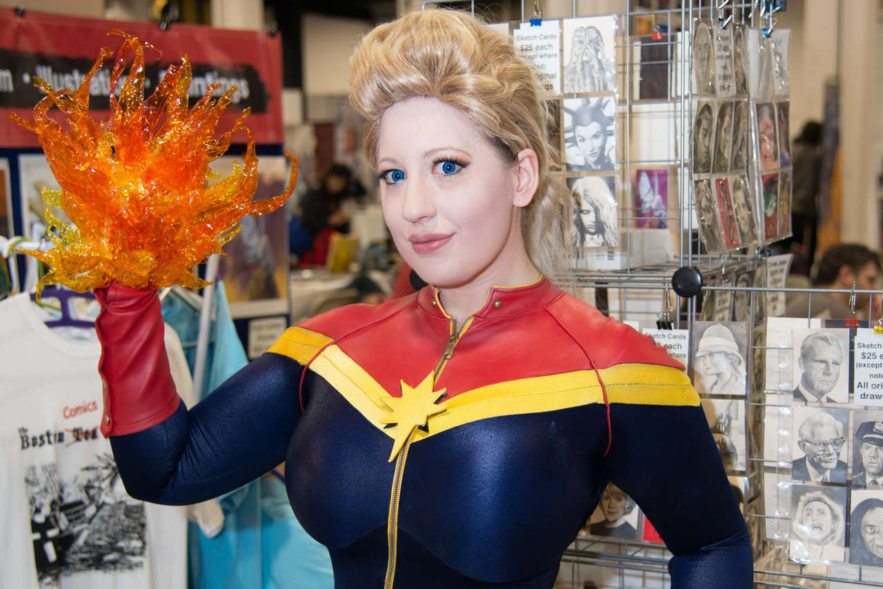 Bellechere As Captain Marvel From Boston Comic 0