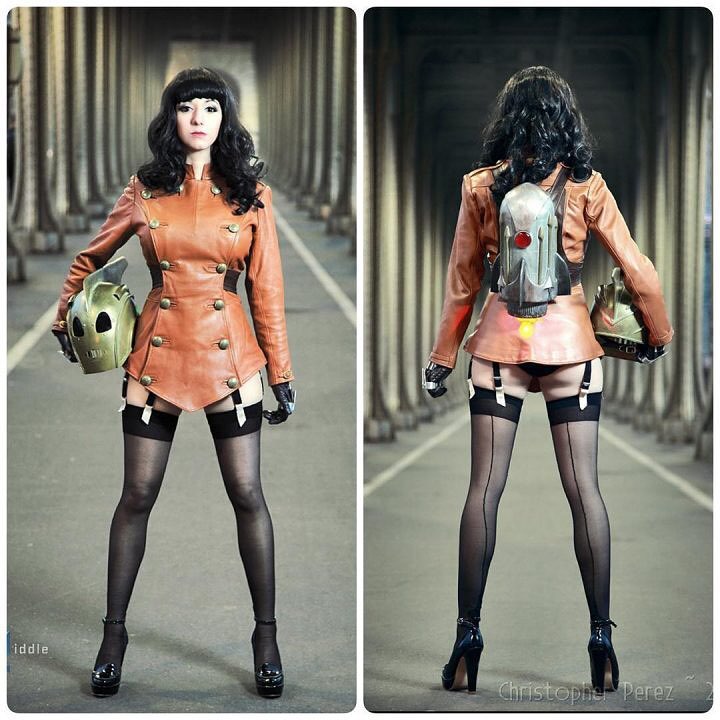 Bettie Page As The Rocketeer By Riddle Cosplay 0