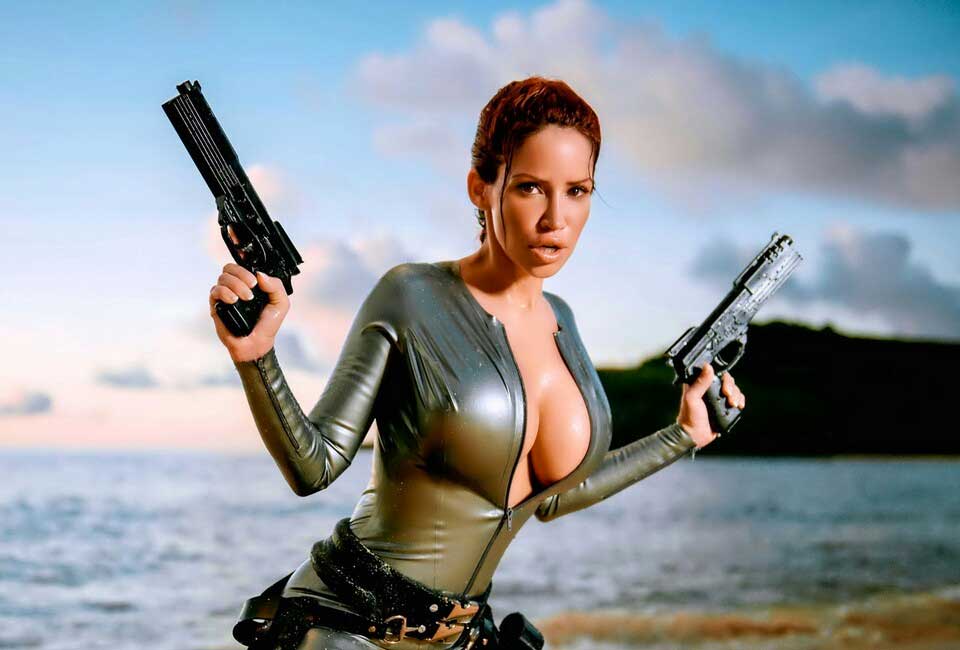 Bianca Beauchamp Lara Croft Tomb Raider Cosplay In Latex Cnn