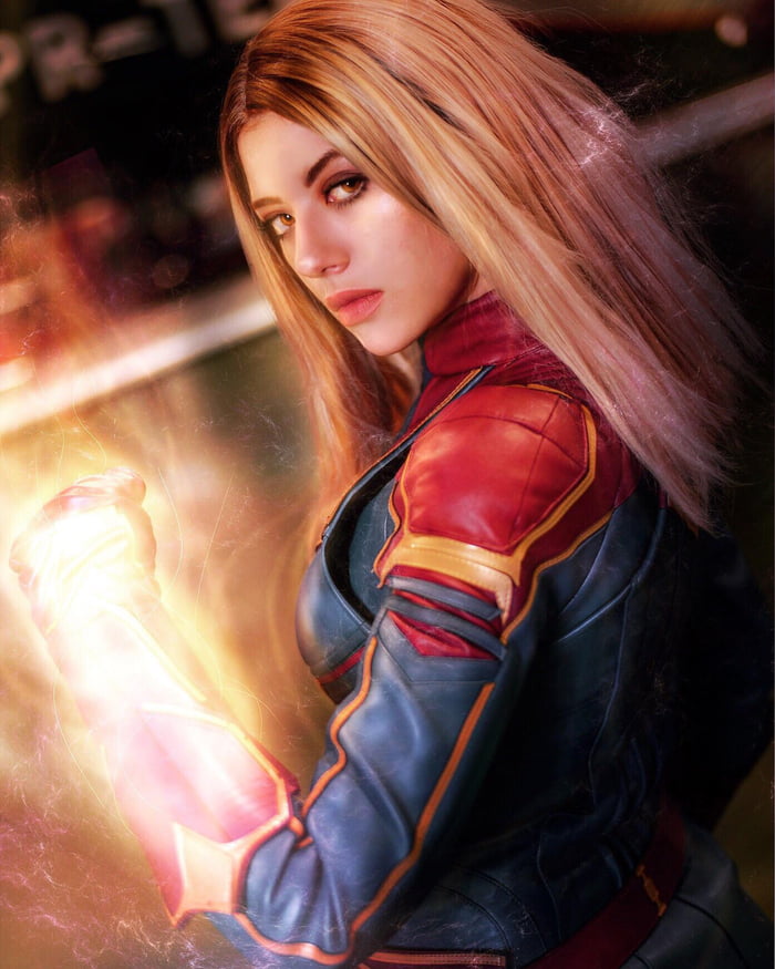 Captain Marvel Cosplay By Cosd0ll 0