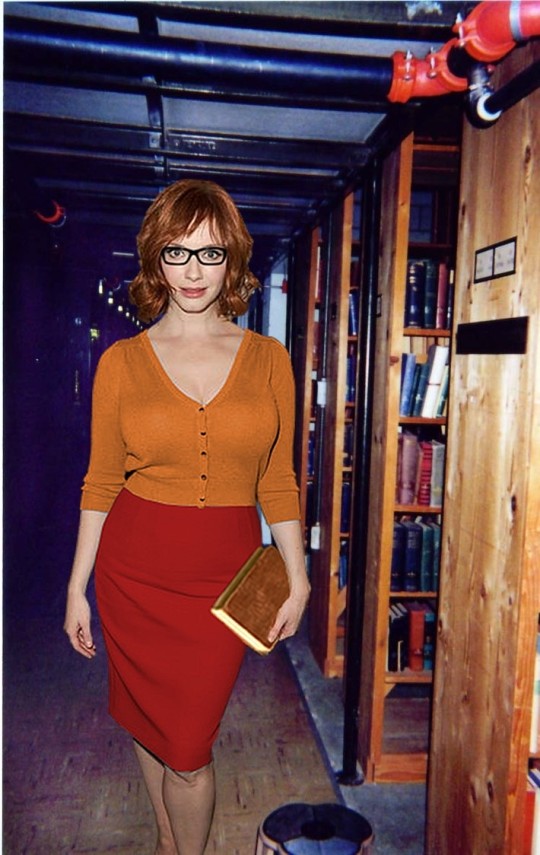 Christina Hendricks As Velma From Scooby Doo 0