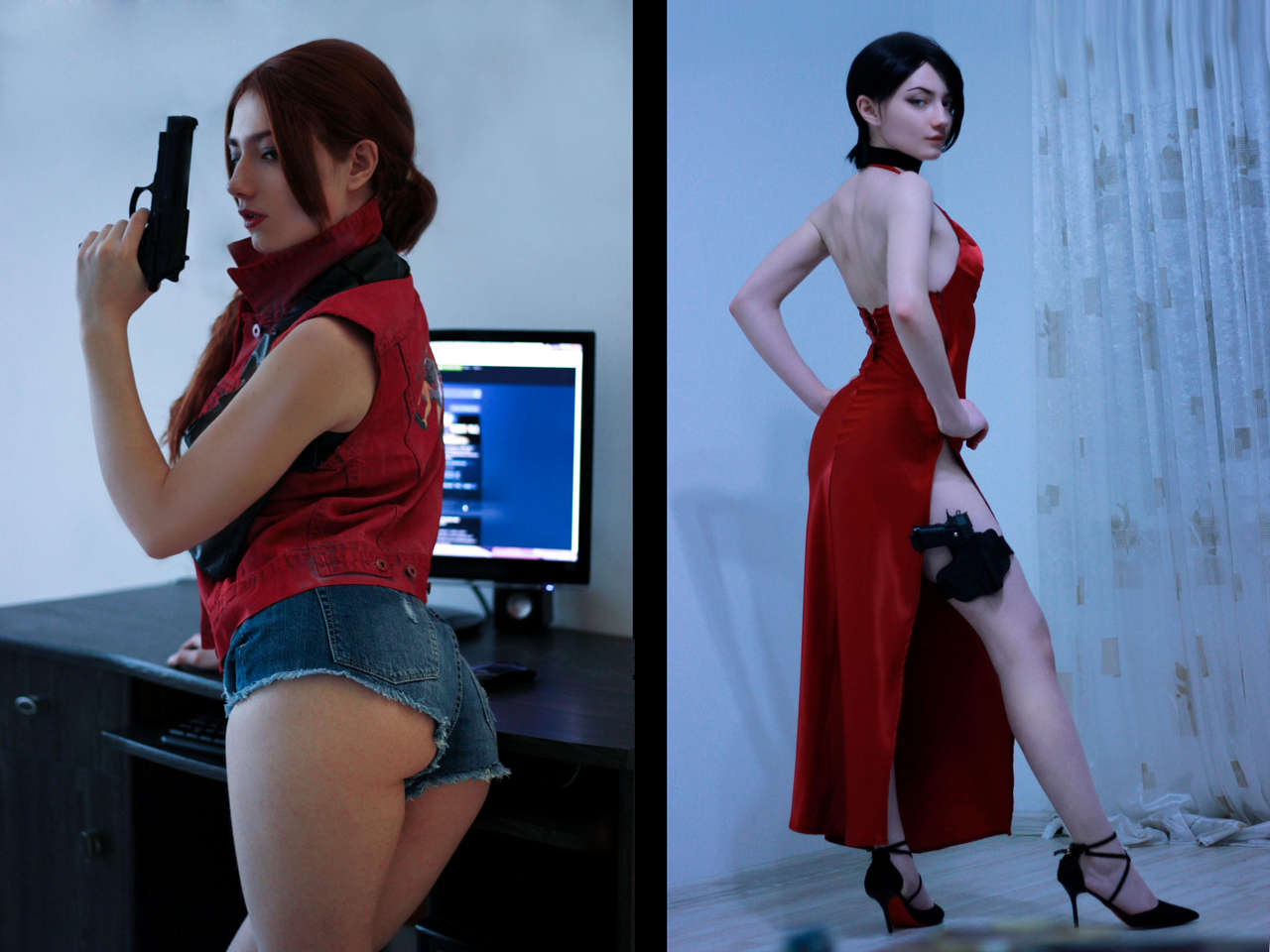 Claire Redfield And Ada Wong By Carry Key 0