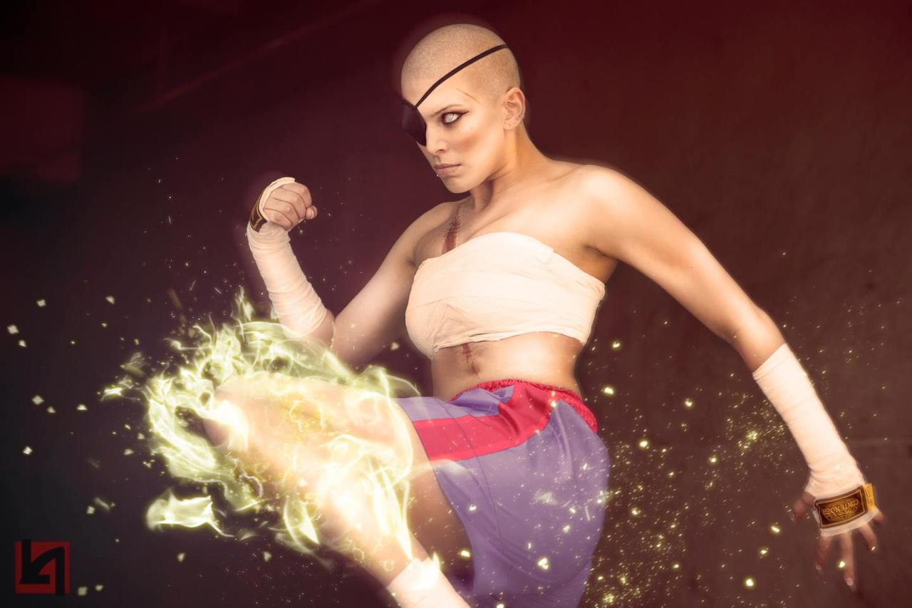 Demonsee Sagat By Miss Sinister Cosplay