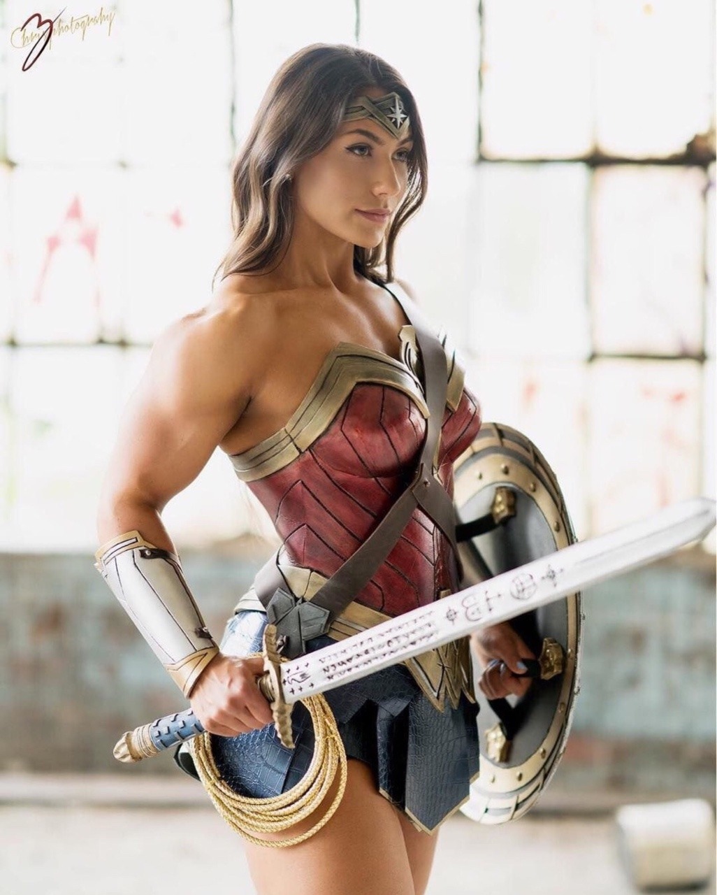 Flexingtyger99 Bridgette Goudz As Wonder Woman