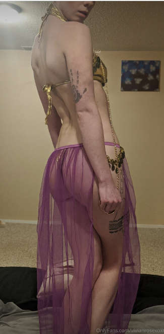From A Photo Set Of My Slave Princess Leia Outfi