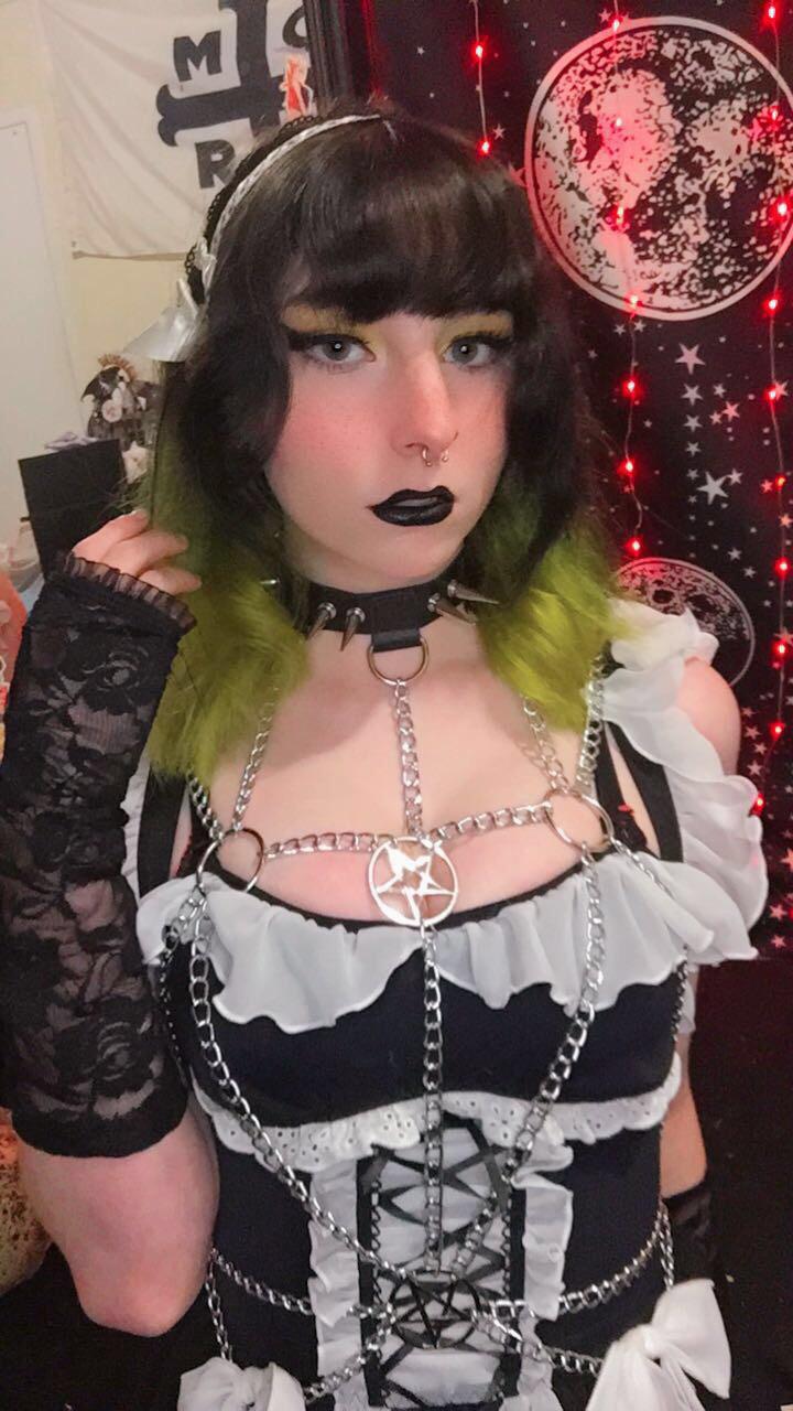 Goth Maid Cosplay I Put Togethe