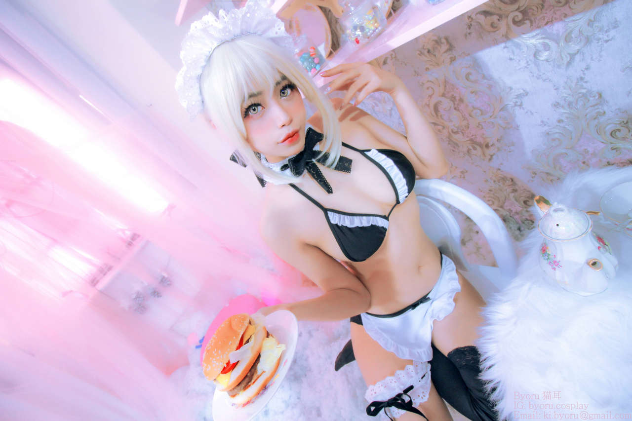 Hey You Yeah You Want Some Burger Byoru As Maid 0