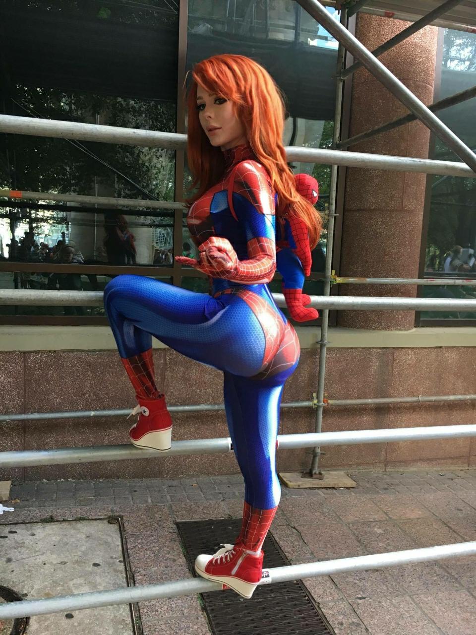 Jenna Lynn Meowri As Mary Jane Spider Suit Ve