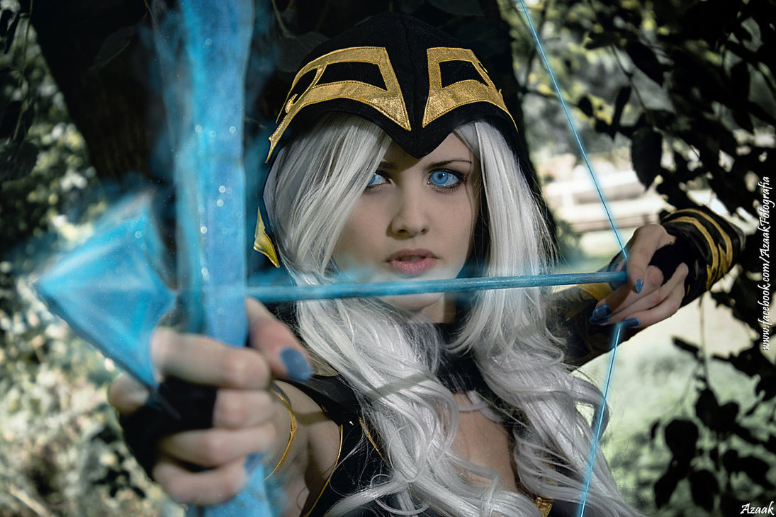 League Of Legends Sexy Girls Ashe Cosplay