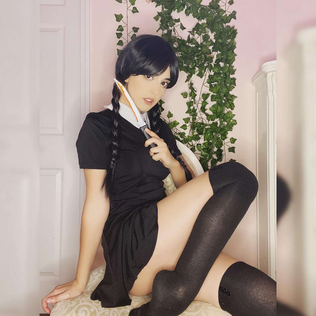 Lunasenpia As Wednesday Addams From The Addam