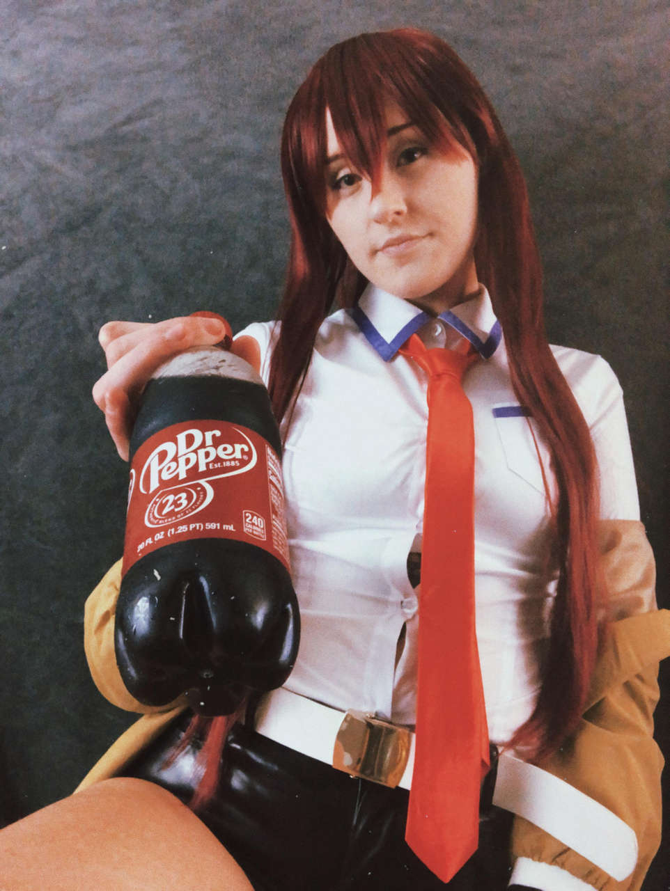 Makise Kurisu Offers You Some Of The Intellectual Drink Of The Chosen One