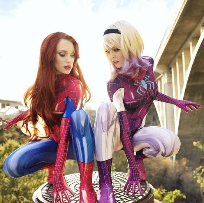 Mj By Graciethecosplaylass And Spider Gwen By 0