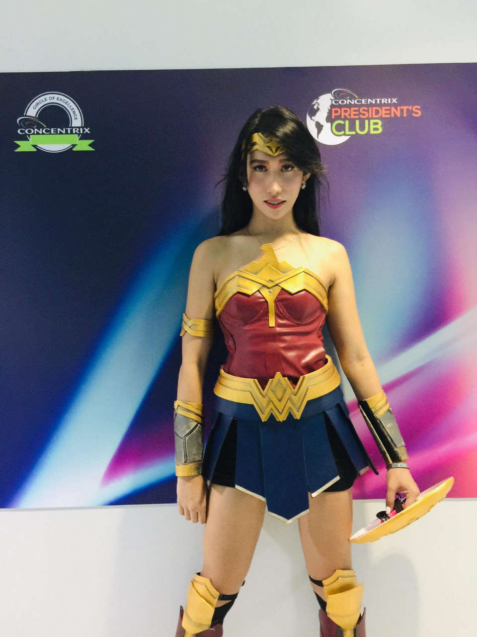 My Fiance As Wonder Woman During A Corporate Event 0