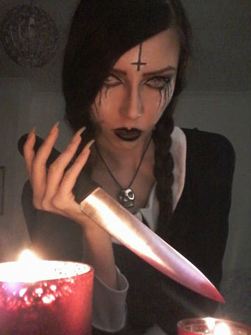 My Wednesday Addams Cosplay And Video 0