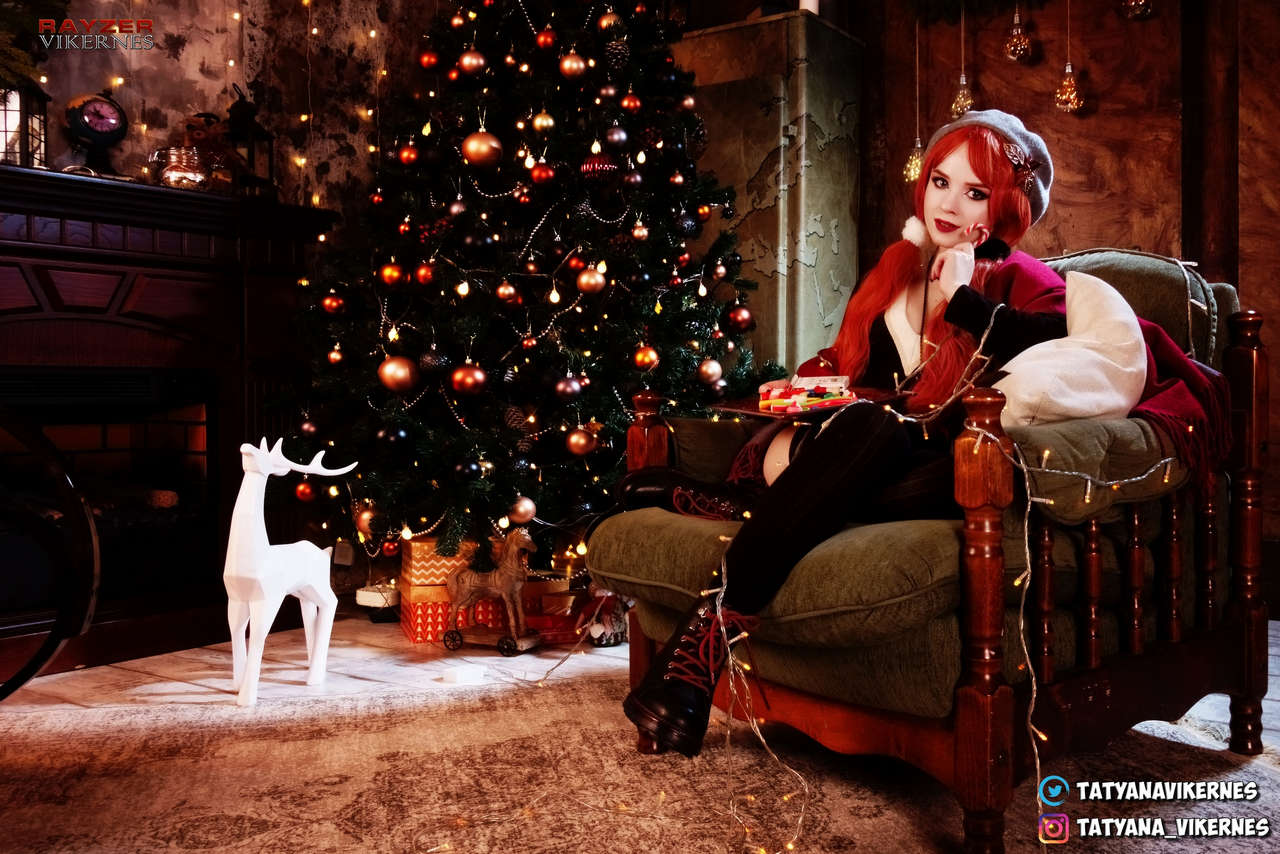 Oc Santa Noir Christmas Maiden By Tatyana Vikernes