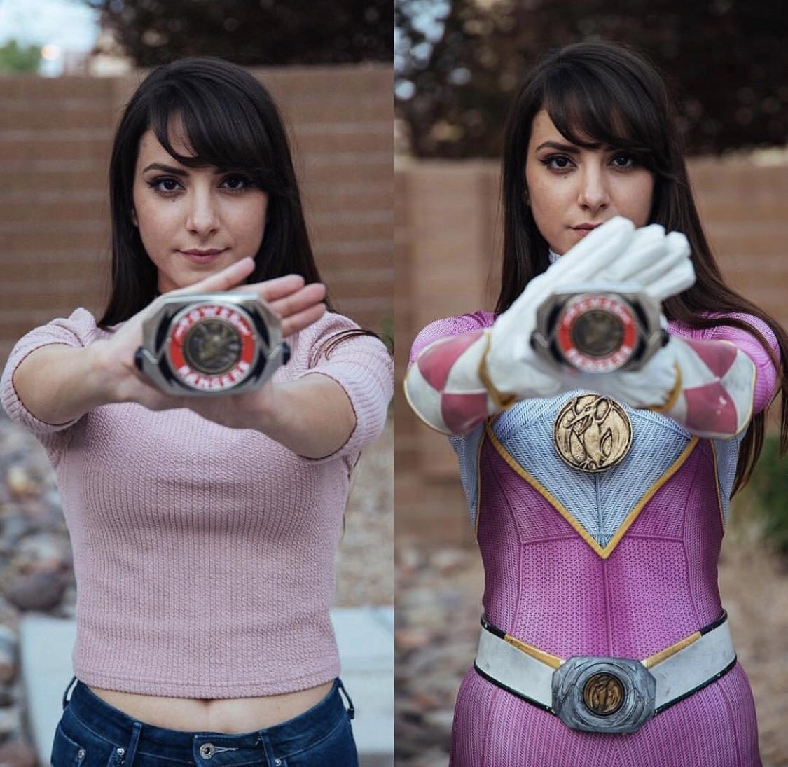 Pink Ranger From Power Rangers By Angela Domanico 0