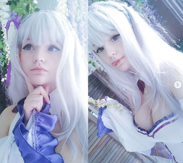 Rezero Character Emilia Cosplayerby Lyvla