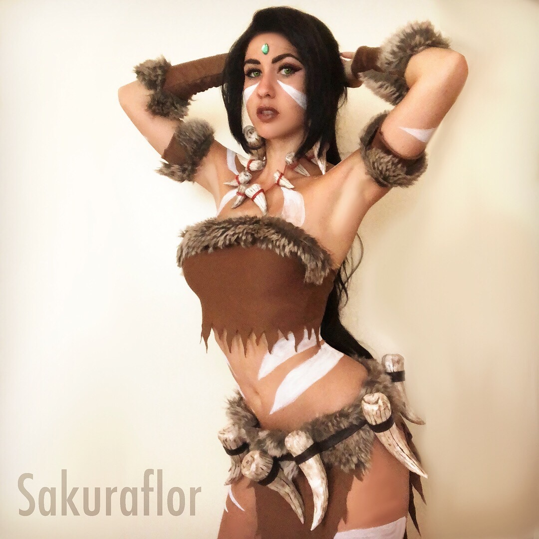 Sakuraflorr Did A Costest For Nidalee From
