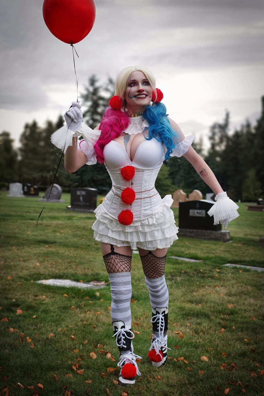Self Harley Quinn Pennywise Mashup By Captive