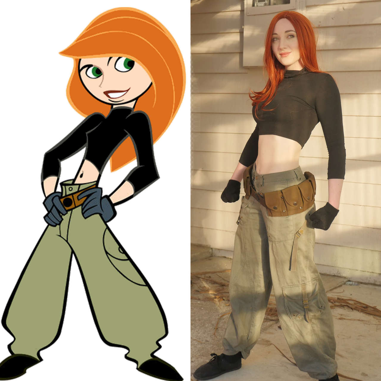 Self Kim Possible Cosplay Side By Side By Lola V D 0