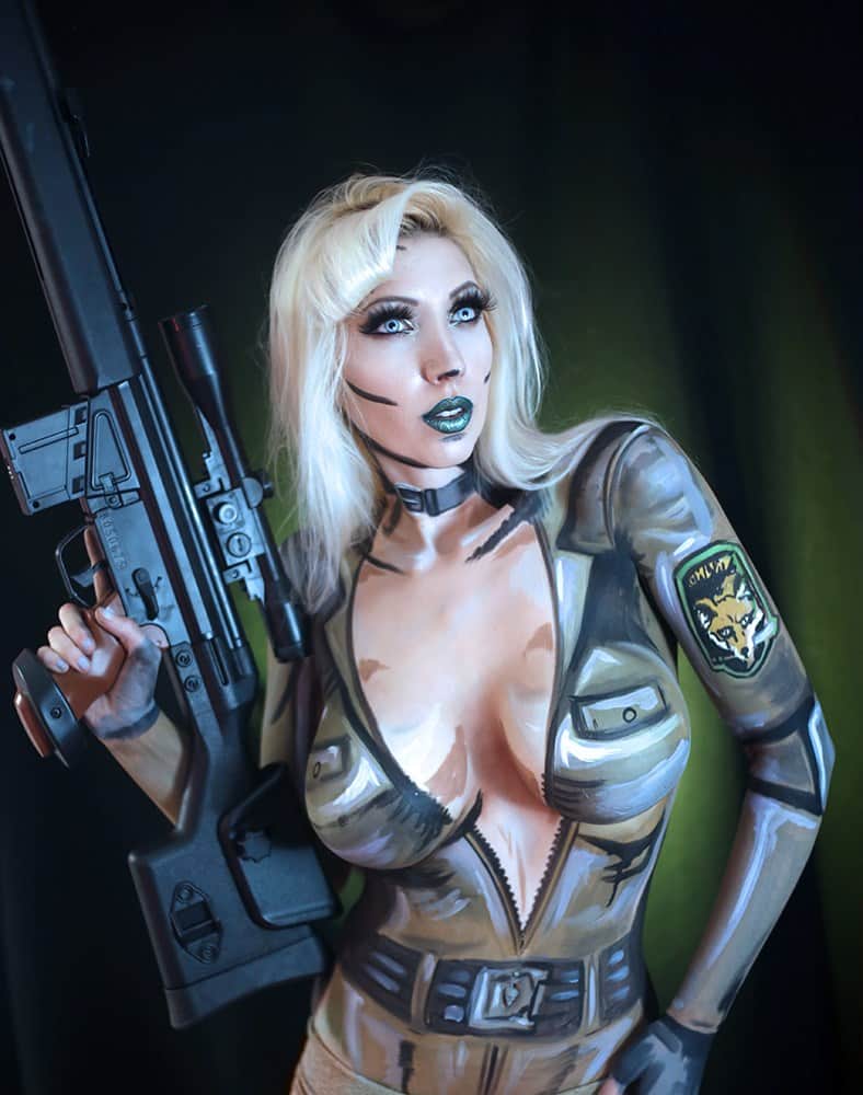 Sniper Wolf Body Paint By Intraventu