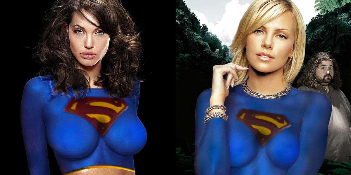 Supergirl Photoshop Fakes