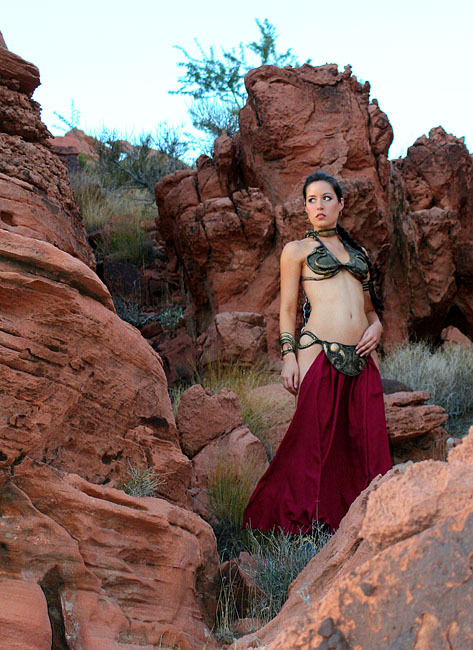 Tiefighters Slave Leia From Star Wars Cosplay