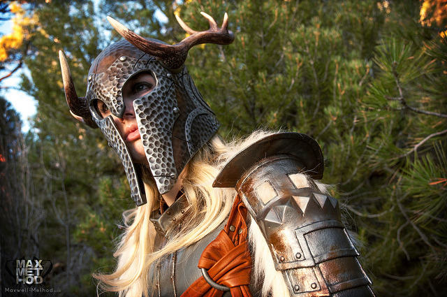 Trollshroom Skyrim Female Ancient Nord Helmet