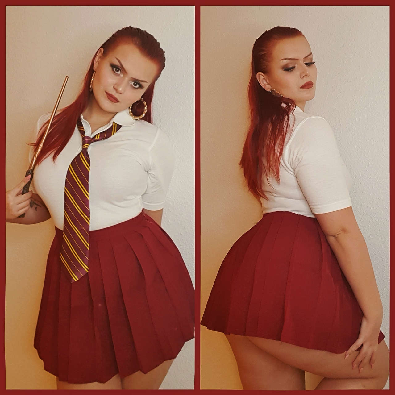 A Lil Gryffindor Look I Did Today Sel